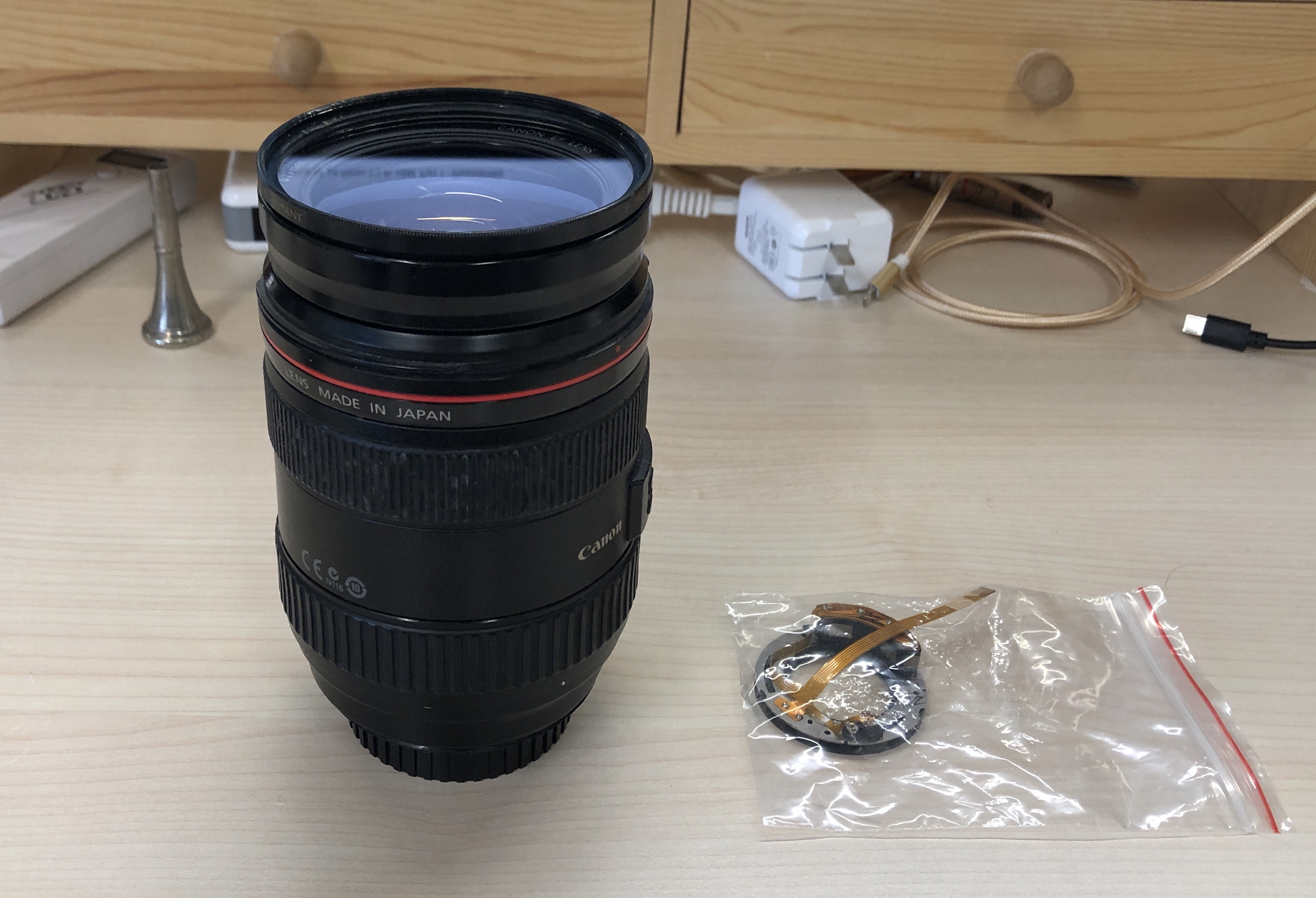 信頼 Canon EF24-70 F2.8L USM 故障品 レンズ(ズーム)